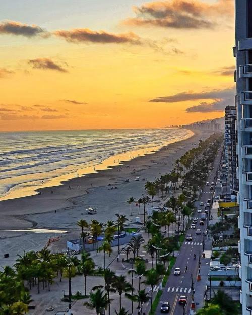 Apartamento Na Praia Praia Grande  Zewnętrze zdjęcie